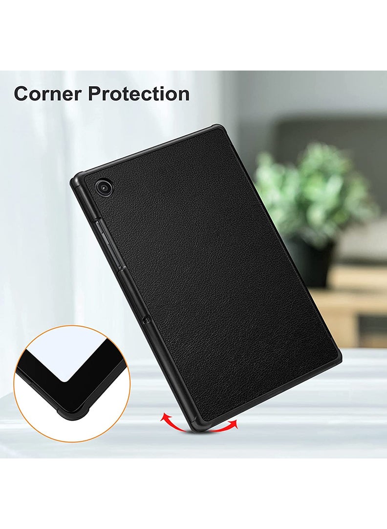 Protective Flip Case For Samsung Galaxy Tab A8 10.5 (2021) With Trifold Stand Auto Wake Sleep Shockproof Cover piner apple lock copy