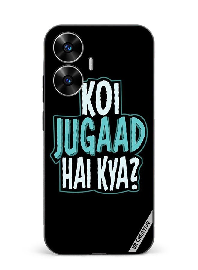 VR CREATIVE Protective Case Cover For Realme C55 Koi Jugaad Hai Kya Design Multicolour - Image 1