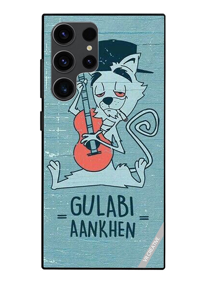 VR CREATIVE Protective Case Cover For Samsung Galaxy S24 Ultra Gulabi Aankein Design Multicolour - Image 1