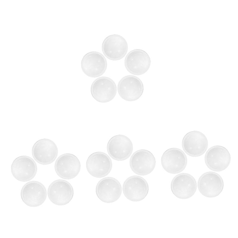 PartyKindom 4 حزمة عدسة مكبرة محدبة زجاج مكبر بصري لإكسسوارات إضاءة المعدات - Image 1