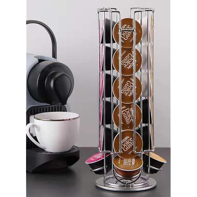 rayihni Coffee Capsule Shelfplating Iron Organisercoffee Holder - Image 3