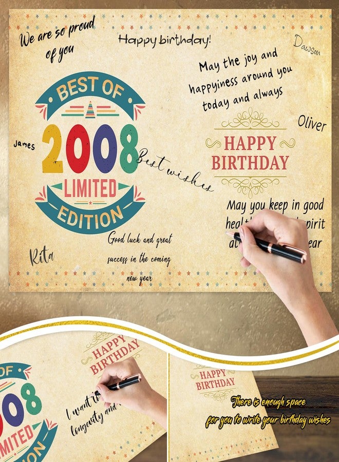 FANCYLUCKY Happy 18th Birthday Card Gifts for Him Her, Retro 18th Birthday Decorations for Boys Girls, Best Gifts for 18 Year Old Son Daughter - Image 4