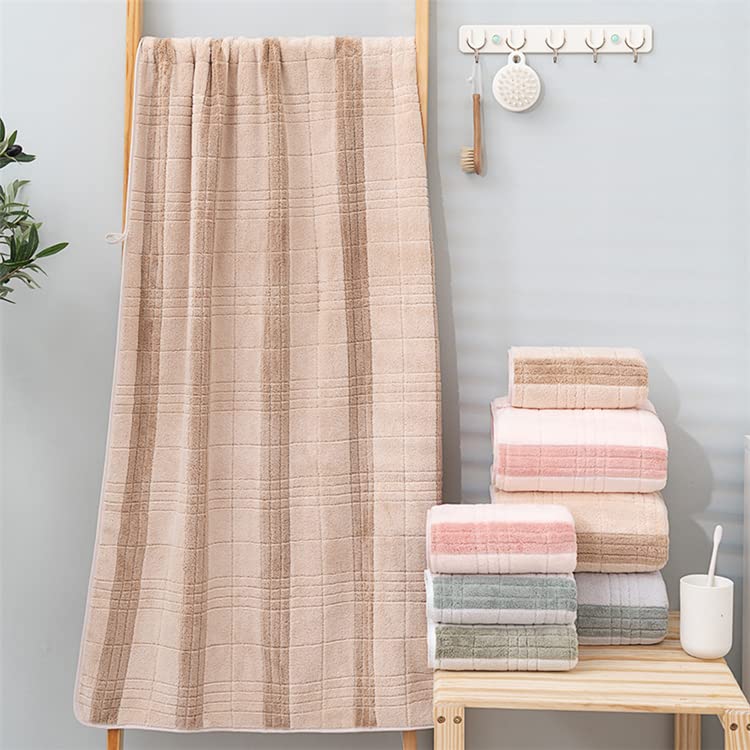 Outlay Home Microfiber 450 GSM High Absorbent & Quick Dry Bath Towel for Beach, Pool, Travel, Spa, Yoga and Shower - 70 x 140 cm - 1 Piece, Coffee - Image 1