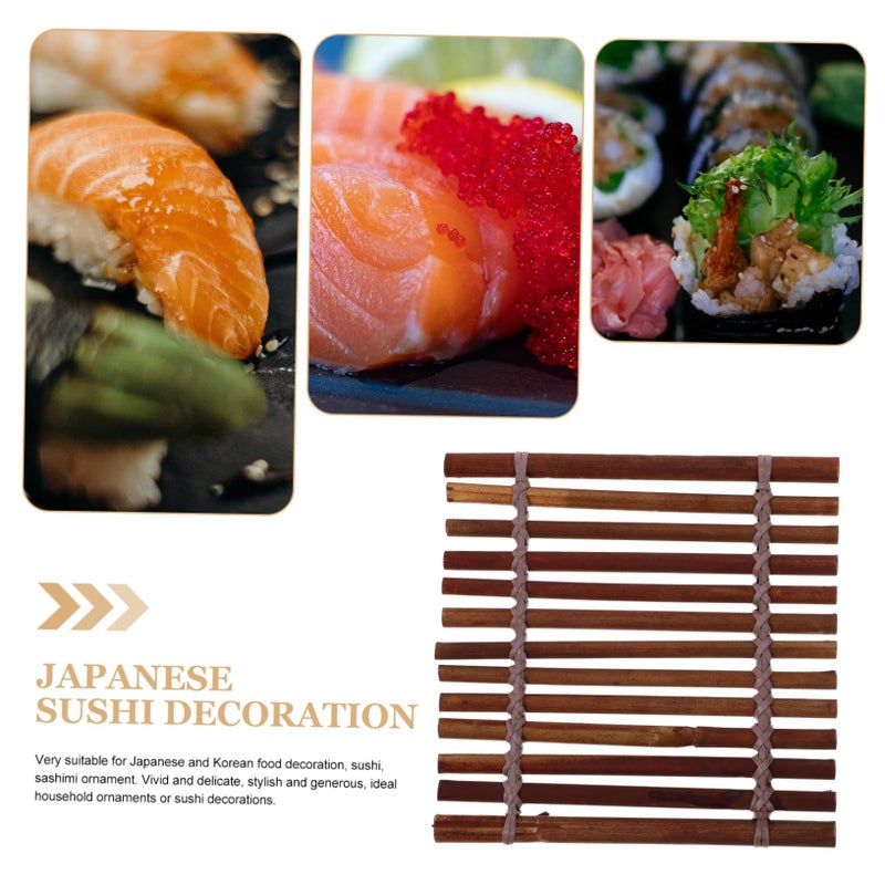 Natural Wood Sashimi Plate for Sushi Appetizer Presentation Japanese Food Decor - Image 5