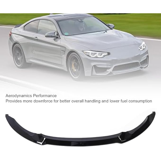 Torvex Bumper Lip, Splitter Body Kit Compatible with F80 M3 F82 F83 M4 2015-2020, ABS Front Lip Spoiler Attachment 2pcs - Image 2