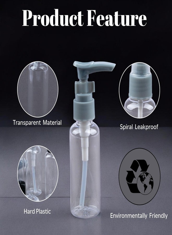 BRAVIK 9 in 1 Travel Bottles Kit Refillable Toiletry Containers Set for Lotion, Shampoo, Cream, Soap Leak Proof Cosmetic Containers, (Cadet Gray) - Image 5