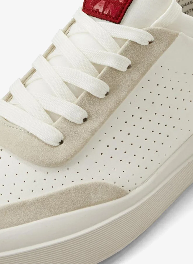 Oaklan By Shoexpress BEIGE Men Lace-Up Ankle Sneakers for Men | Best Price UAE