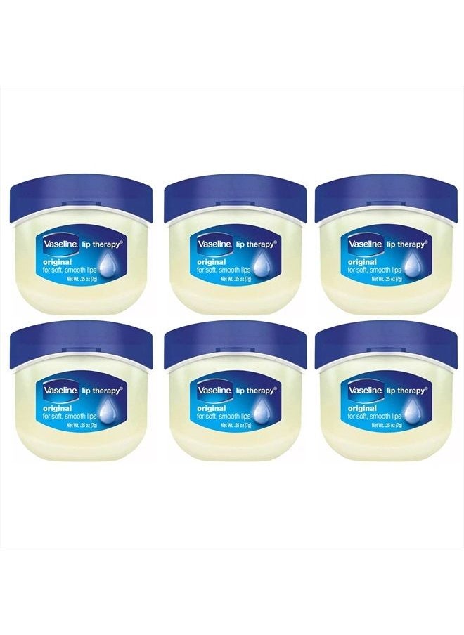 Vaseline Lip Therapy, Original 0.25 oz (Pack of 6)  - Image 1
