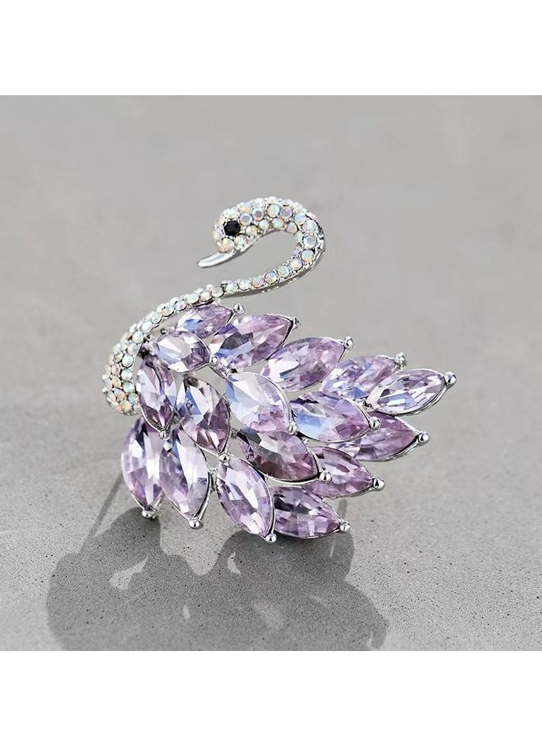 KUYING - New Swan Brooch Anti Clothing Accessories - Image 1
