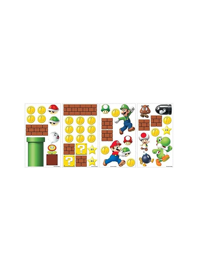 PROMASS Nintendo - Super Mario Build A Scene Wall Decal, Multicolor, 5.715 cm. 5.715 cm by 12.7 cm. 20.32 cm, Set of 45 Pieces - Image 3