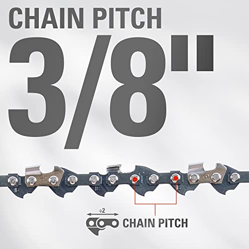 Greenworks 14-Inch Chainsaw Chain 2906802,Black and green - Image 3