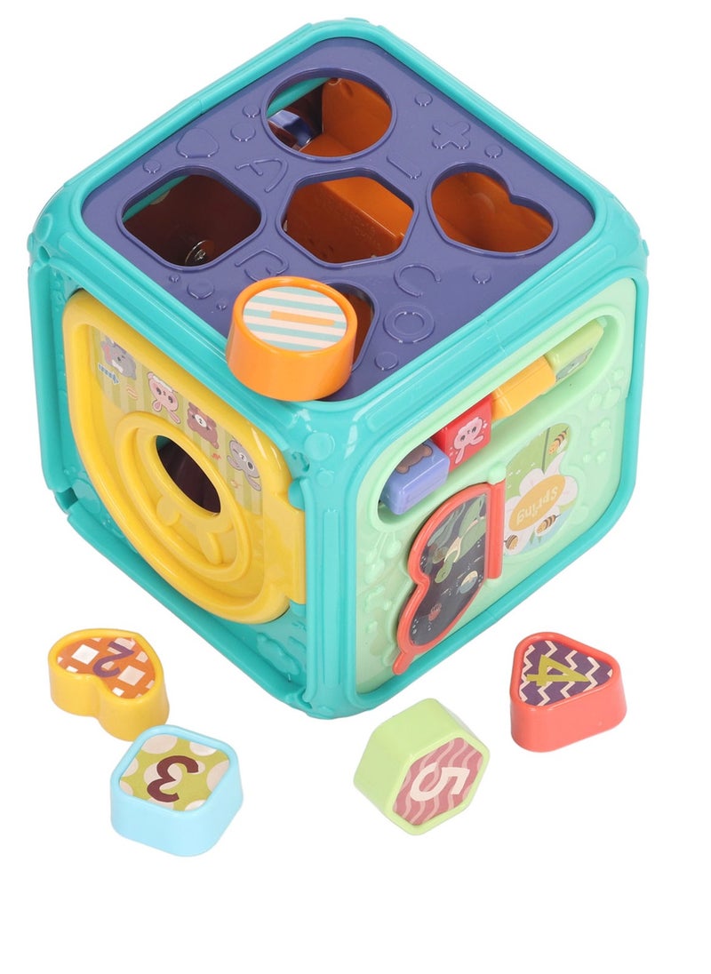 Velaurs Children'S Multifunctional Six-Sided Hand Drum Music Light Safety Early Education Toy Suitable For Boys And Girls  - Image 2