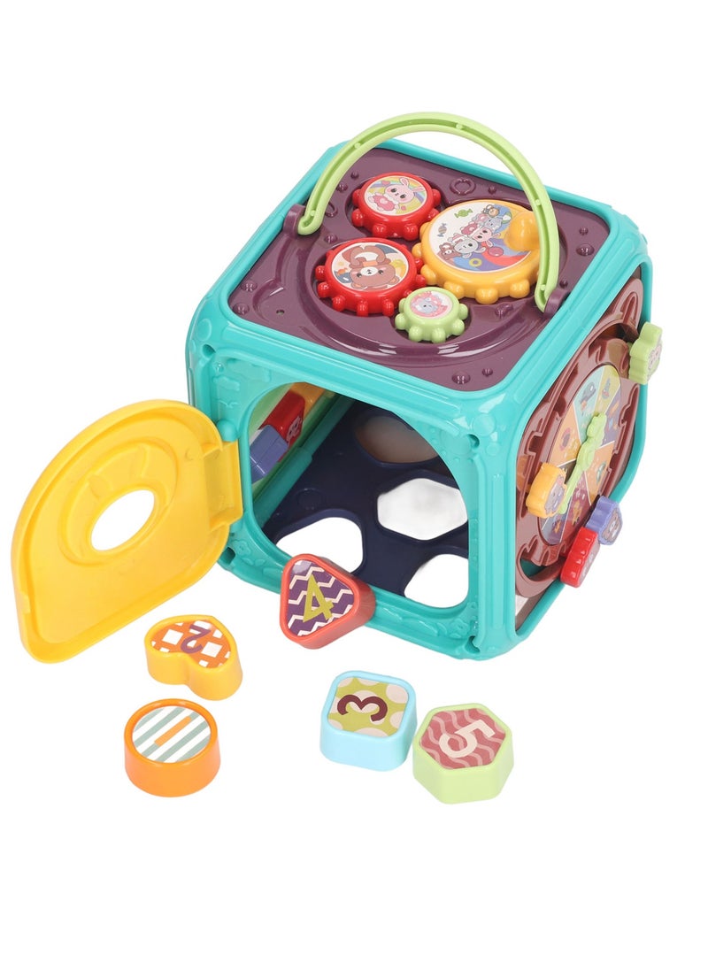 Velaurs Children'S Multifunctional Six-Sided Hand Drum Music Light Safety Early Education Toy Suitable For Boys And Girls  - Image 3