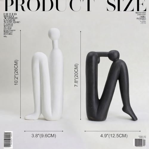 WANCHIY Book Ends Decorative for Shelves- Modern Bookends for Bookshelf Decor, Heavy Duty Book Holder and Book Stopper, Stylish Shelf Decorations and Bookends for Shelves - Image 2
