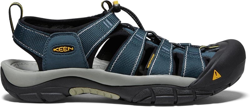 KEEN Men's Newport H2 Closed-Toe Water Sandals - Navy/Medium Grey, Outdoor Sport Sandals - Image 2