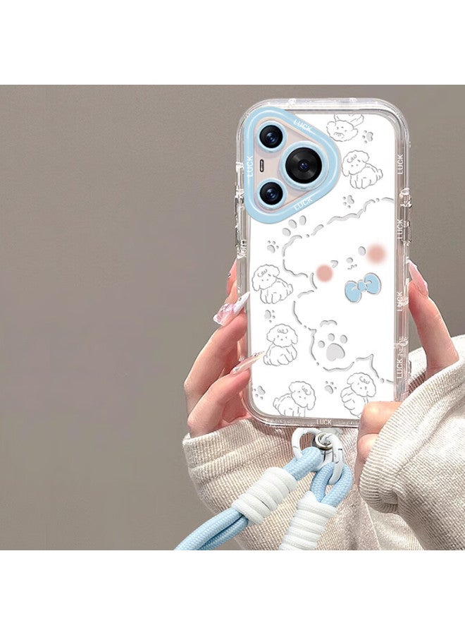 Sehan World Han Suitable For Huawei Pura80Pro Phone Case Huawei P80Pro/+ Protective Cover Lens Full Package Airbag Anti-Fall Scratch High-End Creative Transparent Soft Shell Men And Women Models With Lanyar - Image 2