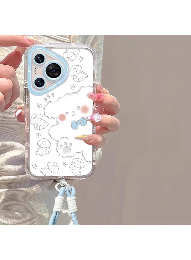 Sehan World Han Suitable For Huawei Pura80Pro Phone Case Huawei P80Pro/+ Protective Cover Lens Full Package Airbag Anti-Fall Scratch High-End Creative Transparent Soft Shell Men And Women Models With Lanyar - Image 4