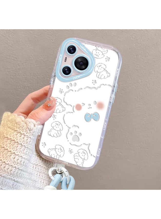 Sehan World Han Suitable For Huawei Pura80Pro Phone Case Huawei P80Pro/+ Protective Cover Lens Full Package Airbag Anti-Fall Scratch High-End Creative Transparent Soft Shell Men And Women Models With Lanyar - Image 5