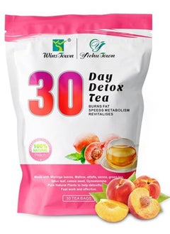 Organic Herbal Detox Tea (Peach Flavour) | Natural Slimming Tea for Weight Loss | Burns Fat & Revitalizes Metabolism | 30 Tea Bags of Powerful Natural Detox Benefits - pzsku/Z5C0B546C0CB15729AFD0Z/45/_/1733776544/6361fb36-4fc2-4a02-8bc3-24259ad4bd35