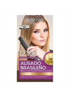 Brazilian Straightening Blonde Kit, 12 Weeks of Home Use Professional Straightening, with Olive Oil, Citrus Fruits and Keratin, for Straighter, Softer and Shinier Light-Coloured Hair - pzsku/Z5C0B5583972C75354B71Z/45/_/1686830957/165565a4-9673-4c67-a839-492816f31bfb