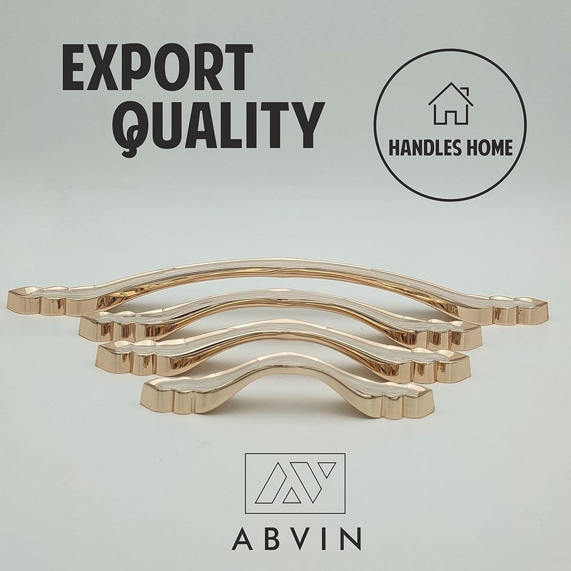 ABVIN Premium Ceramic Gold Bar Handles, Modern Gold Cabinet Hardware, Furniture Pulls for Doors, Cabinets, Cupboards & Drawers (1 pcs) (288mm (12 inch)) - Image 4