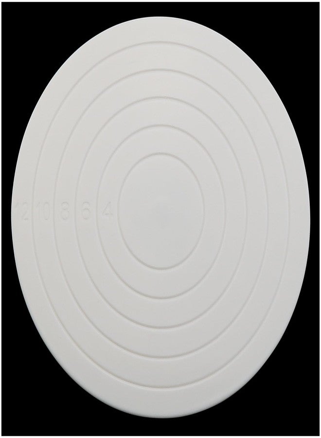 ZZHXSM 1 Cake Decorating Turntable - 5.5-Inch Rotating Cake Stand - Cookie Decorating Turntable for Kitchen Baking - White - Image 1