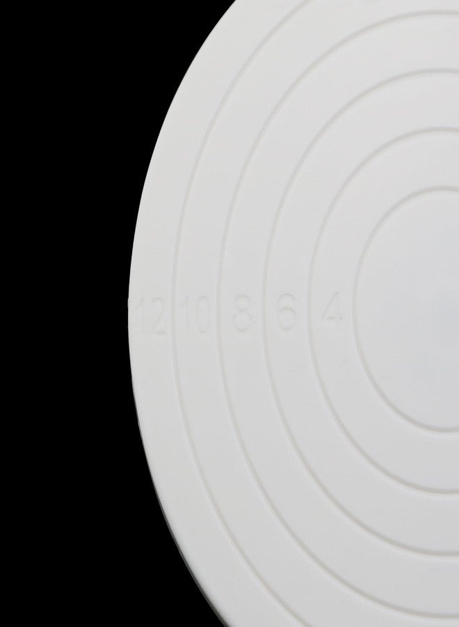 ZZHXSM 1 Cake Decorating Turntable - 5.5-Inch Rotating Cake Stand - Cookie Decorating Turntable for Kitchen Baking - White - Image 3