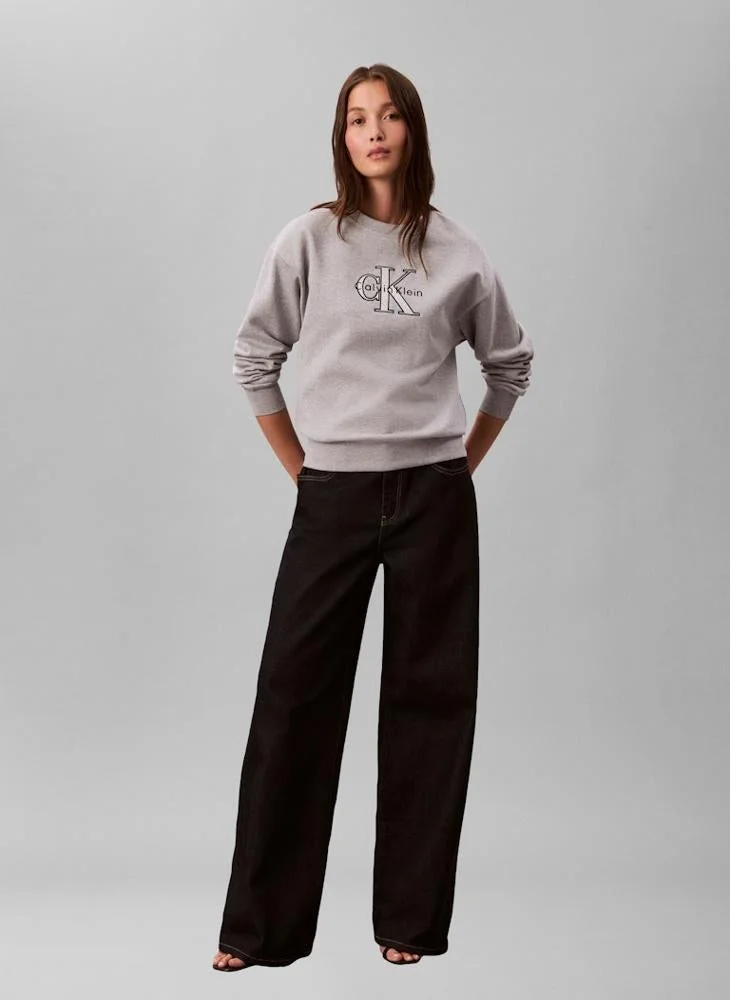 Calvin Klein Jeans  Graphic Pullover Sweatshirts for Women | Best Price UAE