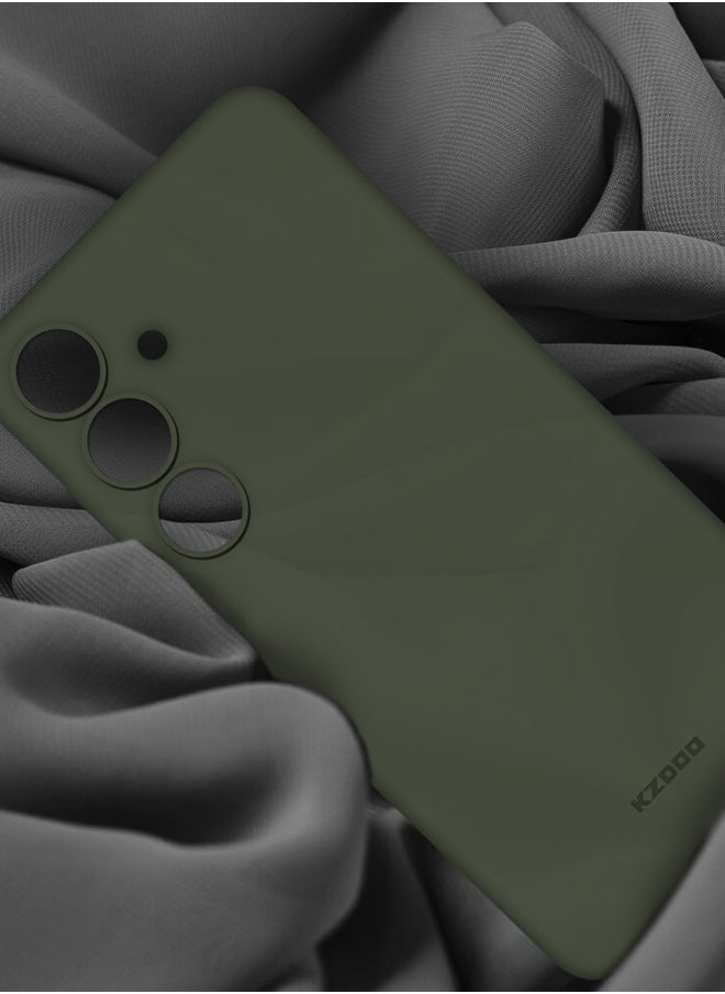 KZDOO - Samsung Galaxy S24 Plus Case Slim Thin Air Skin Full Coverage Protective Case Sturdy Durable Thin Case Drop Protection Case Cover Transparent Green - Image 1