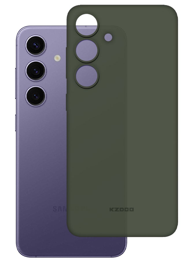 KZDOO - Samsung Galaxy S24 Plus Case Slim Thin Air Skin Full Coverage Protective Case Sturdy Durable Thin Case Drop Protection Case Cover Transparent Green - Image 1