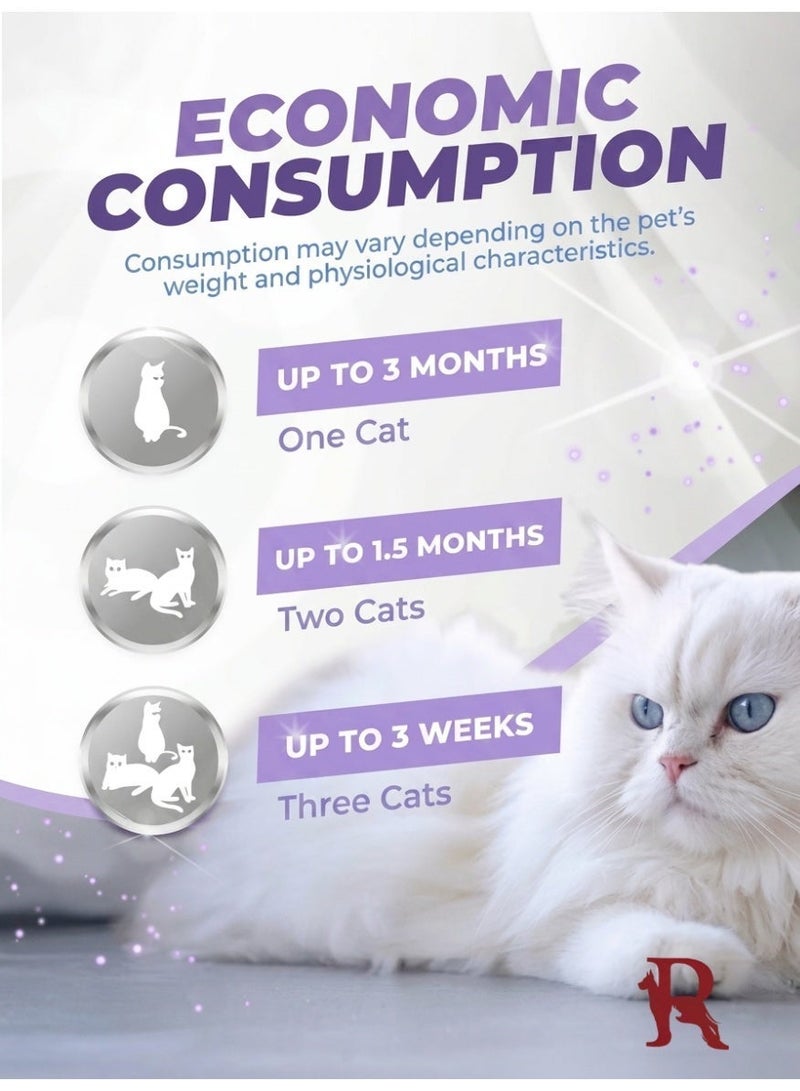 Catmania Premium White Bentonite Clumping Cat Litter Lavender Scent 5L - Image 5