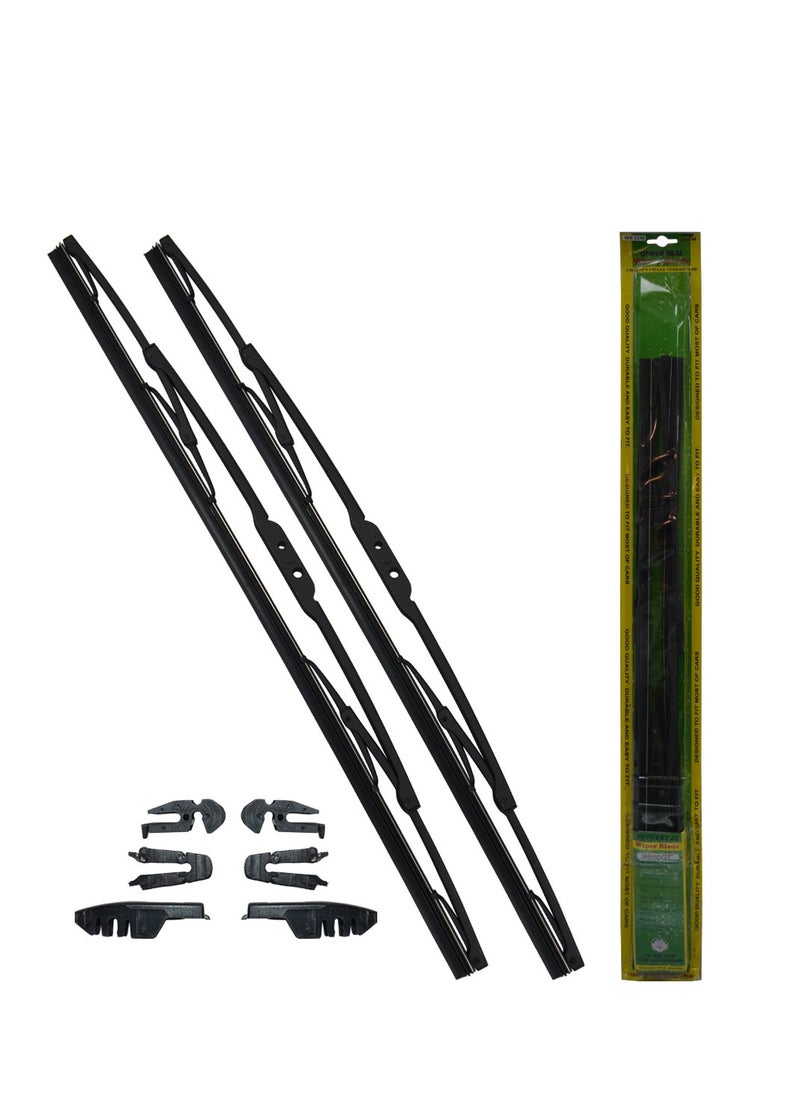 Al Khateeb - Universal 560Mm/22" Full Metal Wiper Blade 2Pcs/Set - Image 1