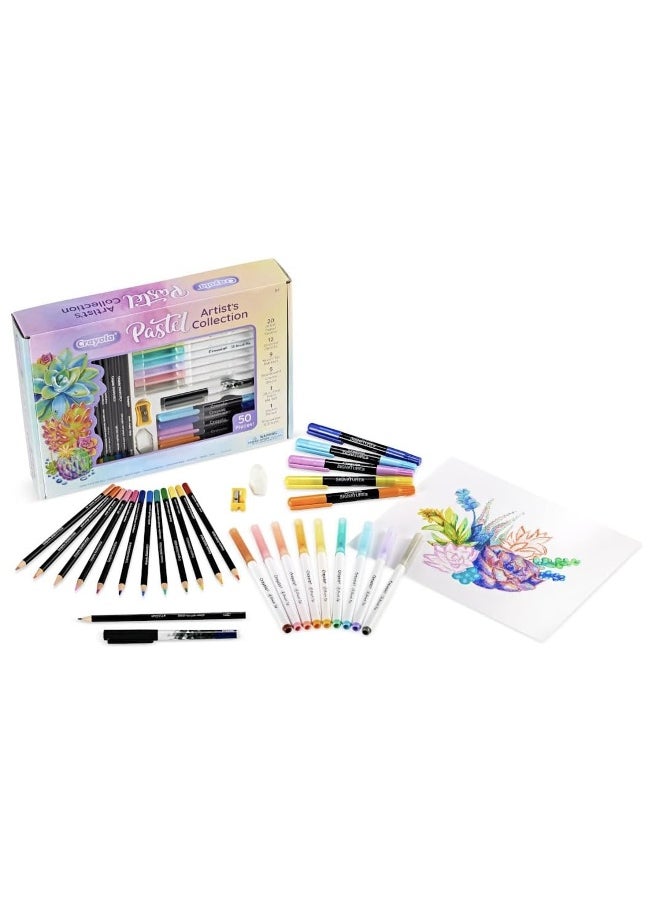 Crayola Crayola Pastel Artist's Collection (50 Pieces)  - Image 1