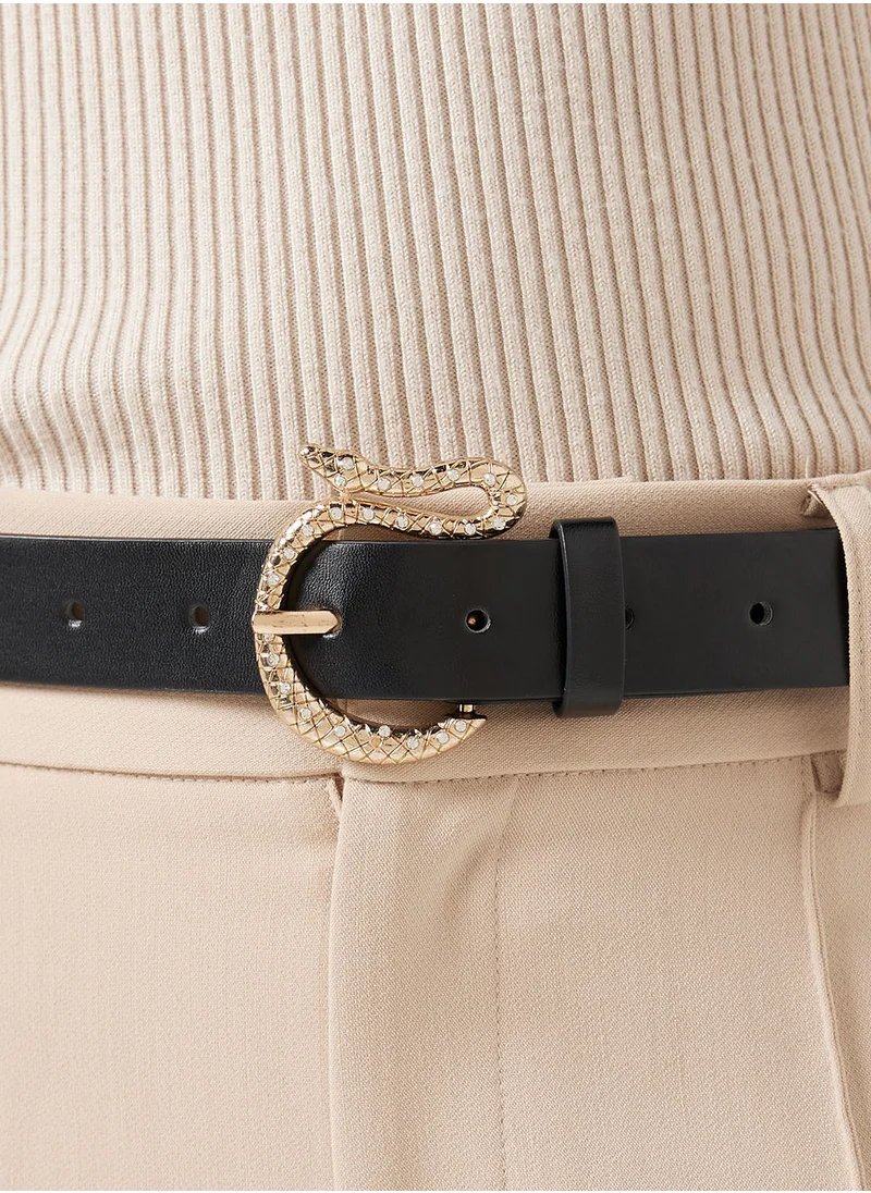 ايلا Snake Buckle Belt