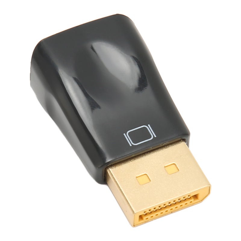 محول DisplayPort إلى VGA 1920x1080 60Hz محول DP إلى VGA موصل ذكور إلى أنثى لأجهزة الكمبيوتر وشاشات العرض وأجهزة العرض والشاشات التلفزيونية عالية الدقة - Image 3