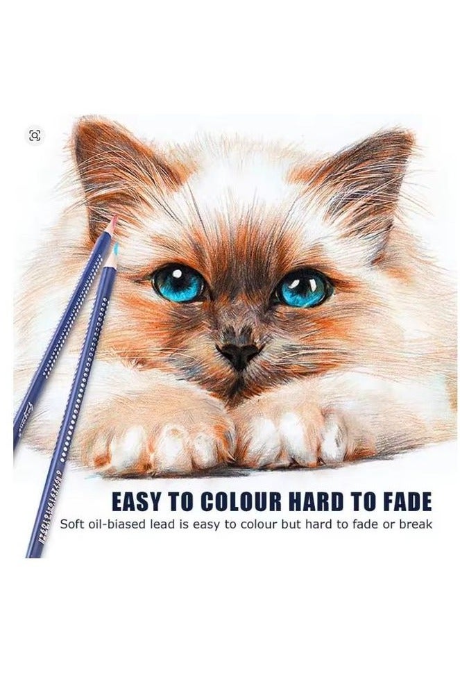 Giorgione Artist Aquarelle Watercolor Pencils (Set of 36) long-watercolor pencils + brush in metal case - Image 2