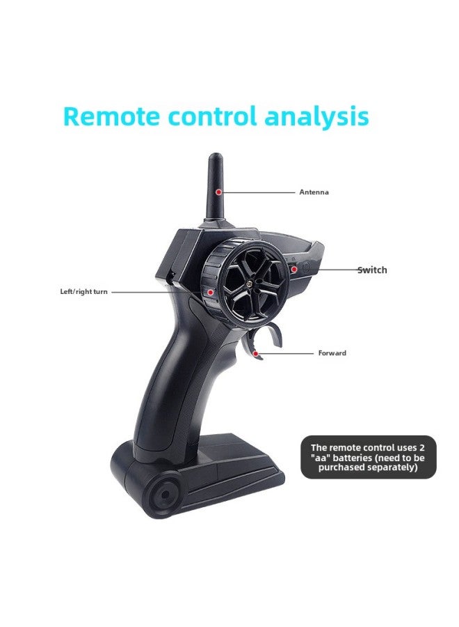 قارب تحكم عن بعد 2.4 جرام، قدرة تحمل طويلة الأمد 20 دقيقة عالية السرعة للتجديف في الصيف، قارب سريع للمياه للأولاد بالجملة-اللون: RH701 أزرق - Image 4