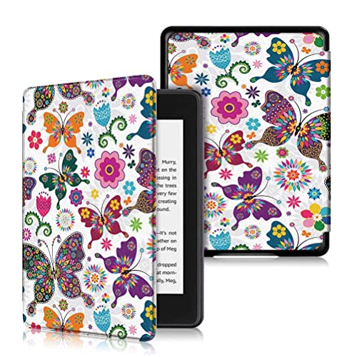 Robustrion Flip Cover for Kindle Paperwhite 11th Generation Cover 6.8 inch (Will Also fit Signature Edition) - Butterfly - Image 1