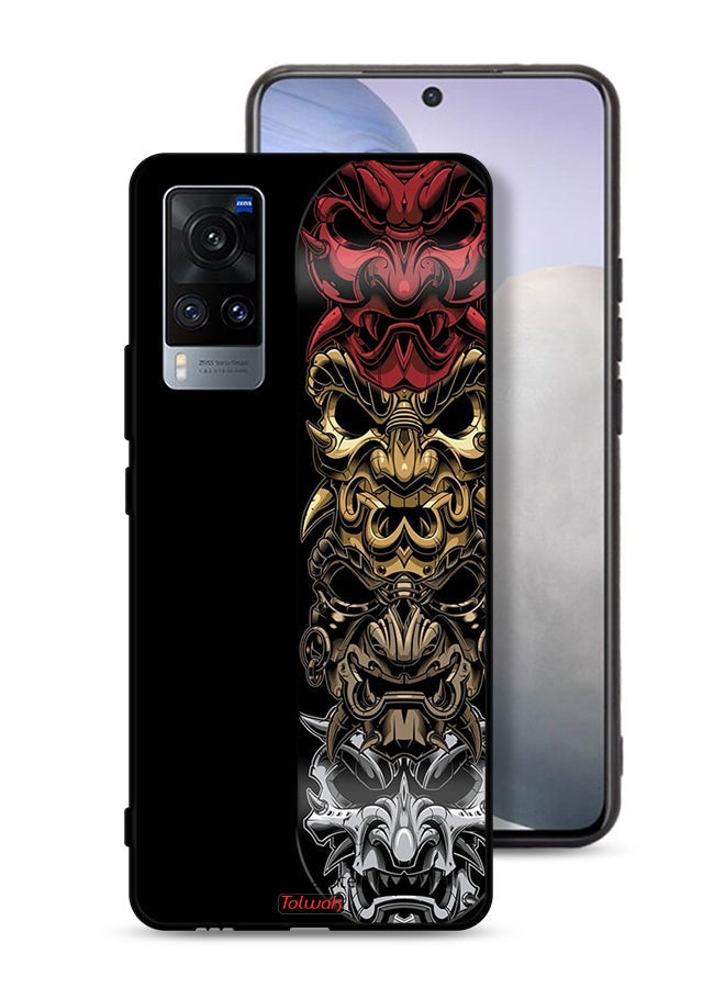 Tolwak Vivo X60t Protective Case Cover Heads Art - Image 1