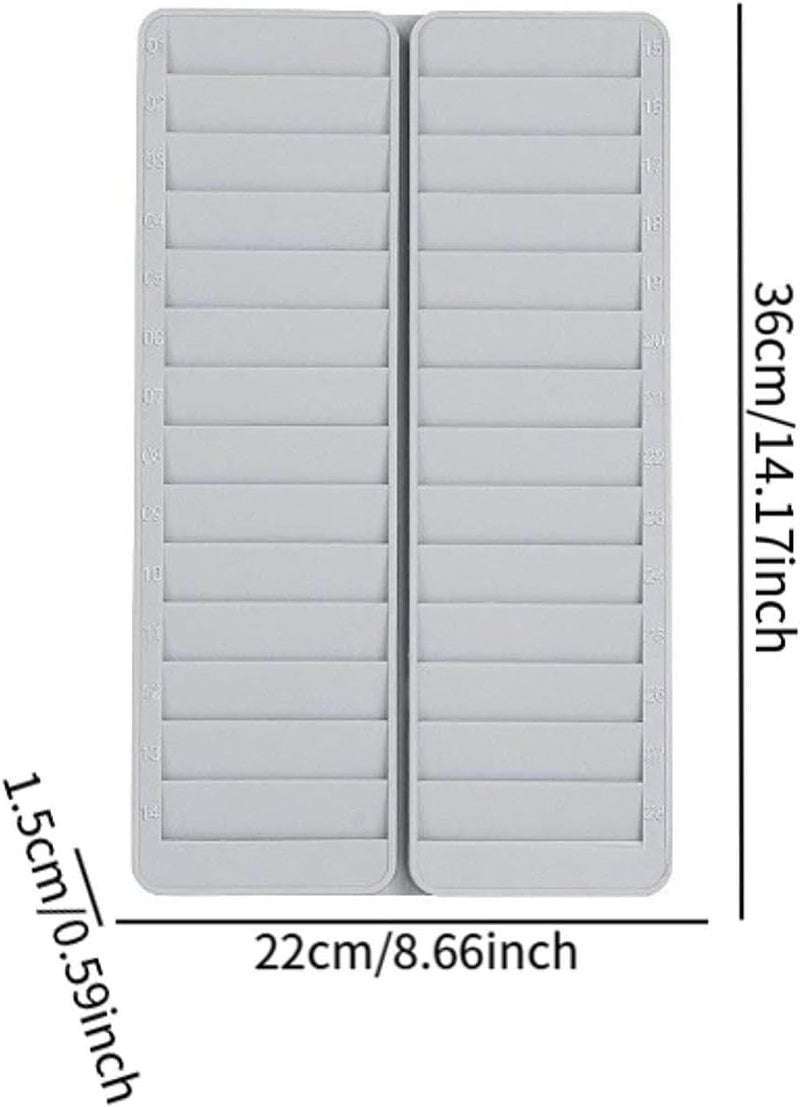 Time Card Holder Multipurpose for Attendance ID Rack Compact with 28 Pocket Wall Hanging for Warehouse Factory Workshop - Image 5