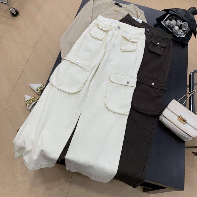 Unisex Classic Denim Jeans Loose Fit Daily Outdoor Wear - Image 2