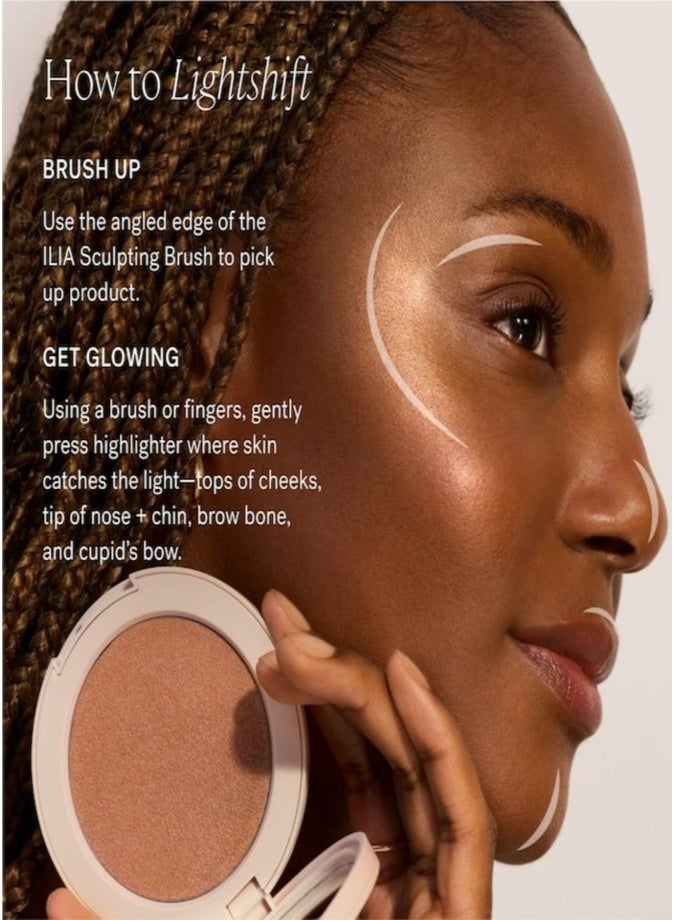 ILIA Lightshift Weightless Silky Cream Highlighter 7.8g – Glint - soft champagne Long-Wear Glow 12H - Image 5