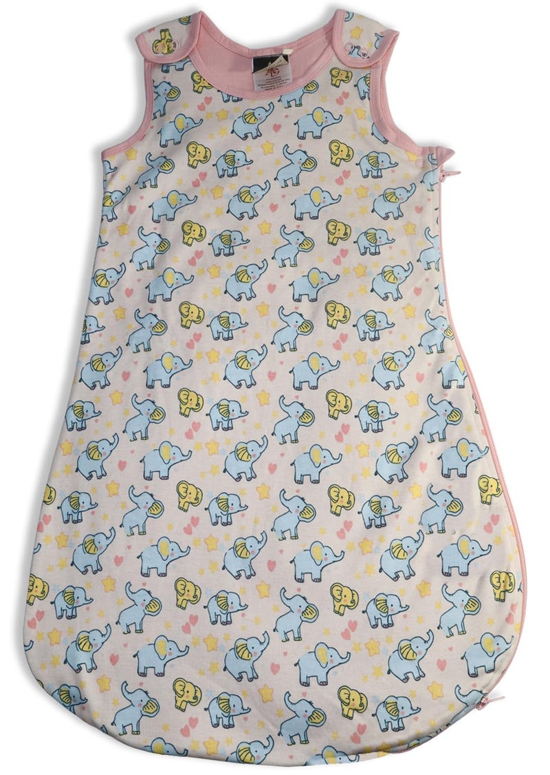 Adhigams New Born Baby Elephant Stylish Cotton Sleeping Bag for Baby boy and Girl | for 0 to 12 Months (Pack of 1) - Image 1