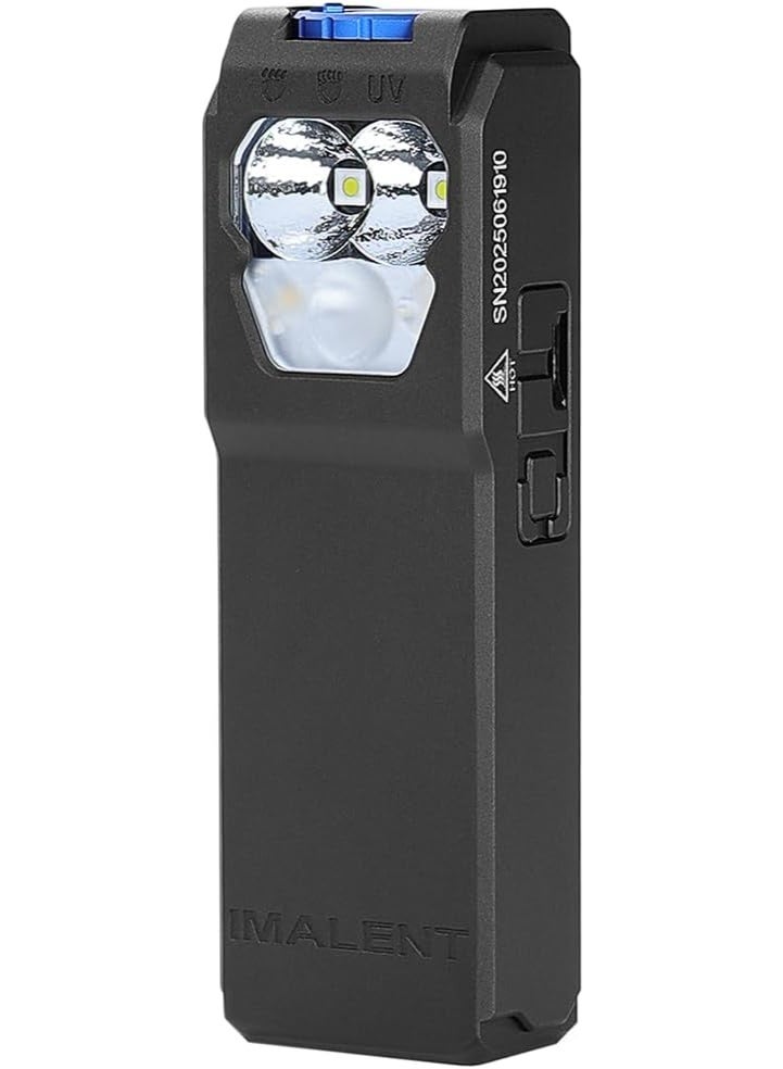 إيمالينت IMALENT GR36 2800 Lumen USB-C Rechargeable LED Clip Flashlight, 3-in-1 with Cool White, Warm Light & UV, EDC Mini Magnetic Base Torch Waterproof for Running,Working and Outdoor Home Emergencies - Image 1