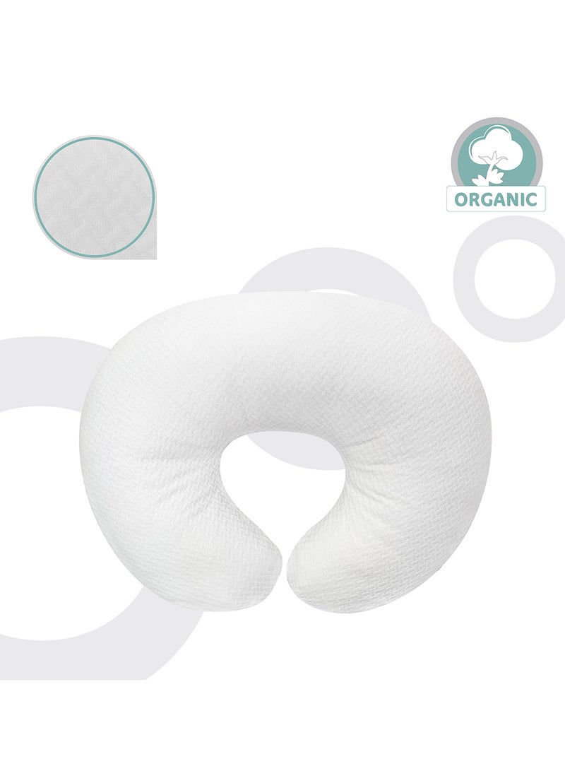 Moon Organic Feeding Nursing Pillow - White - Image 3