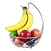 BNYD Fruit Bowl with Banana Holder, Fruit Basket with Banana Tree Hanger - Image 2