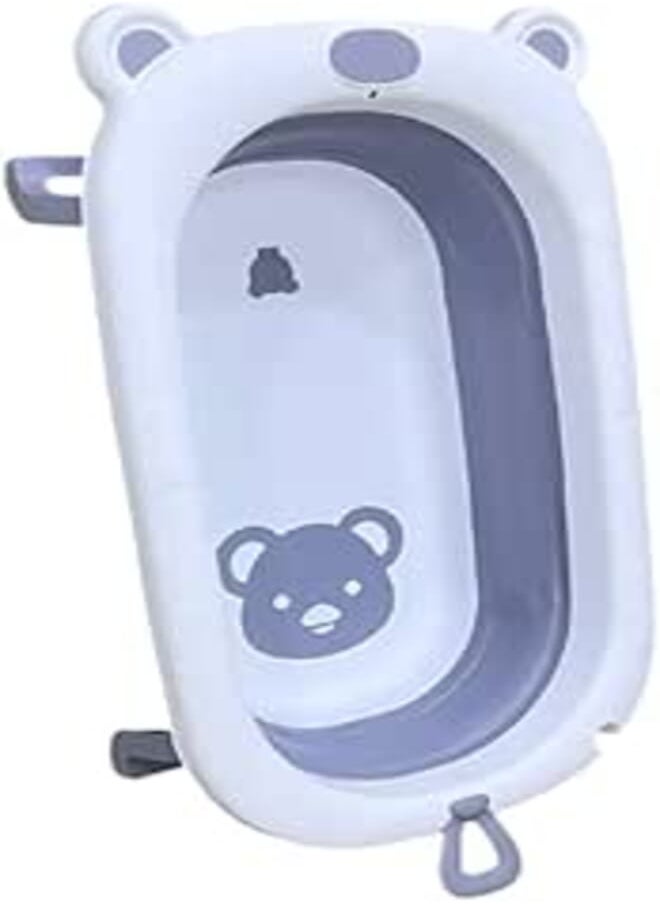Generic Fantastic-Kids-Toys Baby Bathtub, Foldable Non-Slip Bathtub with Hanger for Easy Storage -Newborn, 0-8 Years-2024 by Fantastic-Kids-Toys (GREY) 