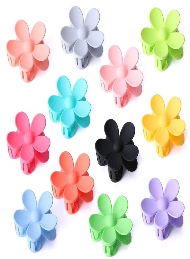 Xarnish Mini Hawaiian Flower Hair Clips For Women, Flower Hair Claw Clips Plumeria Claw Clips for Thin Hair Claw Clips for Thick Hair Beach Hair Accessories for Girls Multi Color - Pack of 6 (MiniX2) - Image 3