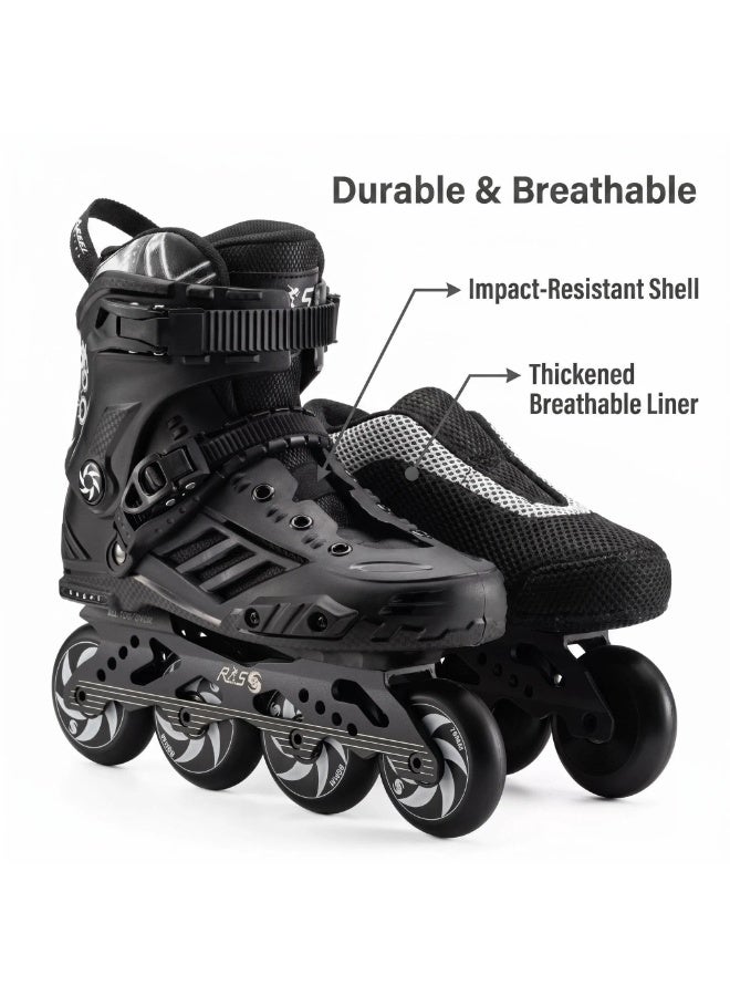 RS Inline Skates Professional Roller Skate Shoes with Adjustable Size for Teens Adults - Image 4