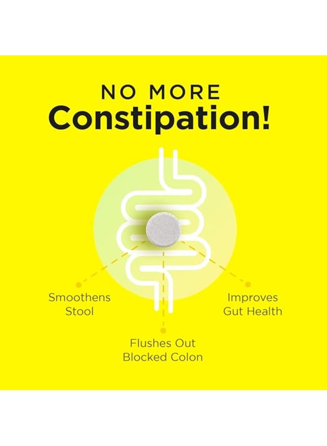 AURIC Easy Effervescent Tablet - 60 Tablets Promoted Healthy Gut, Relieve Constipation, Cleanses Colon - Image 4